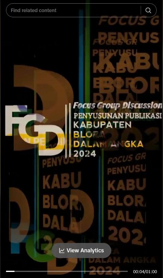 FGD Penyusunan Publikasi Kabupaten Blora Dalam Angka 2024 dan Pembinaan Statistik Sektoral