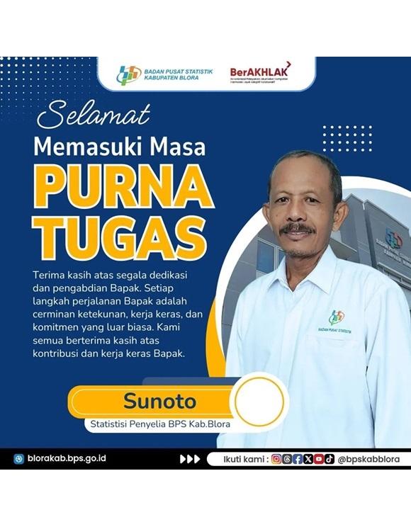 Selamat Purnatugas Bapak Sunoto