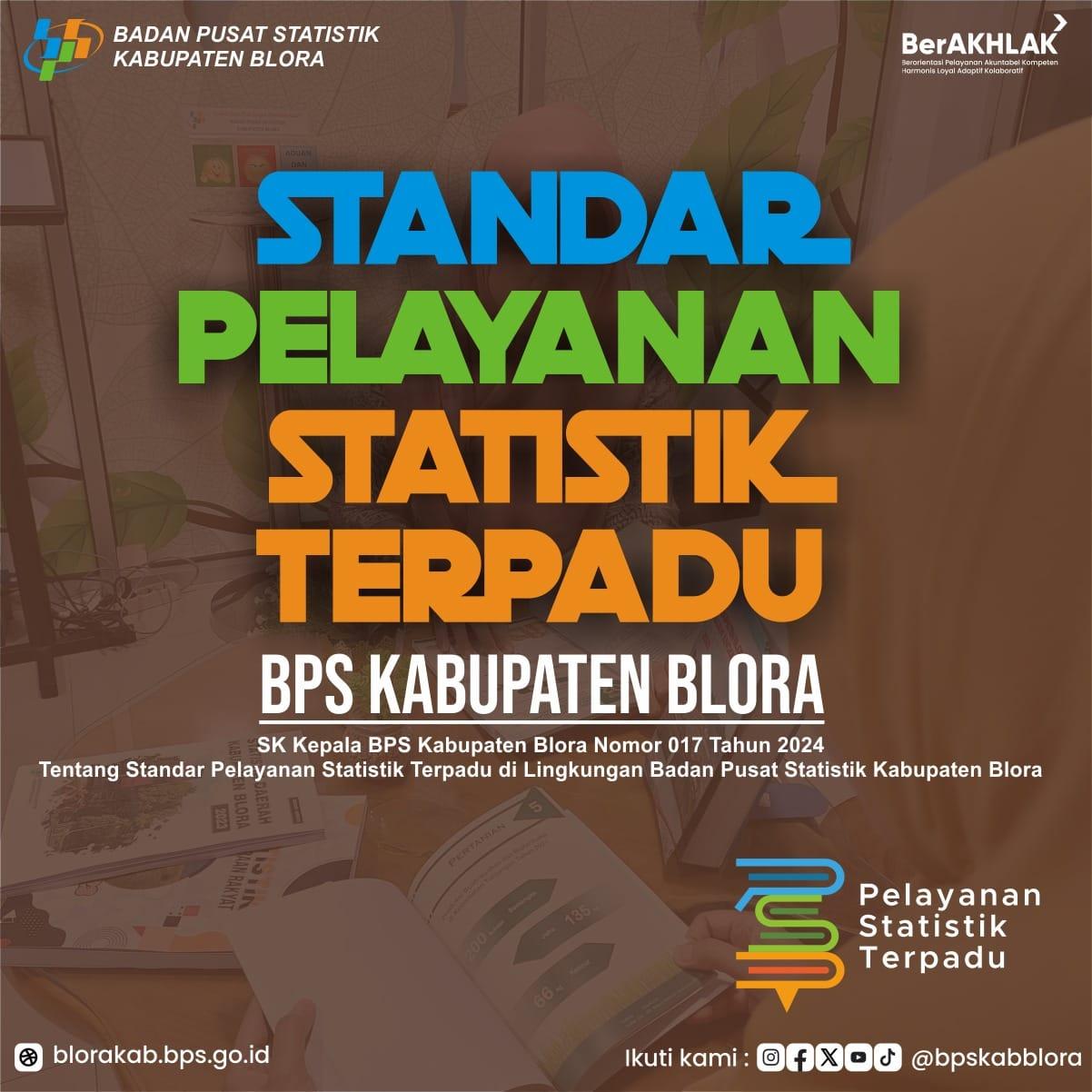 Standar Pelayanan Statistik Terpadu BPS Kabupaten Blora