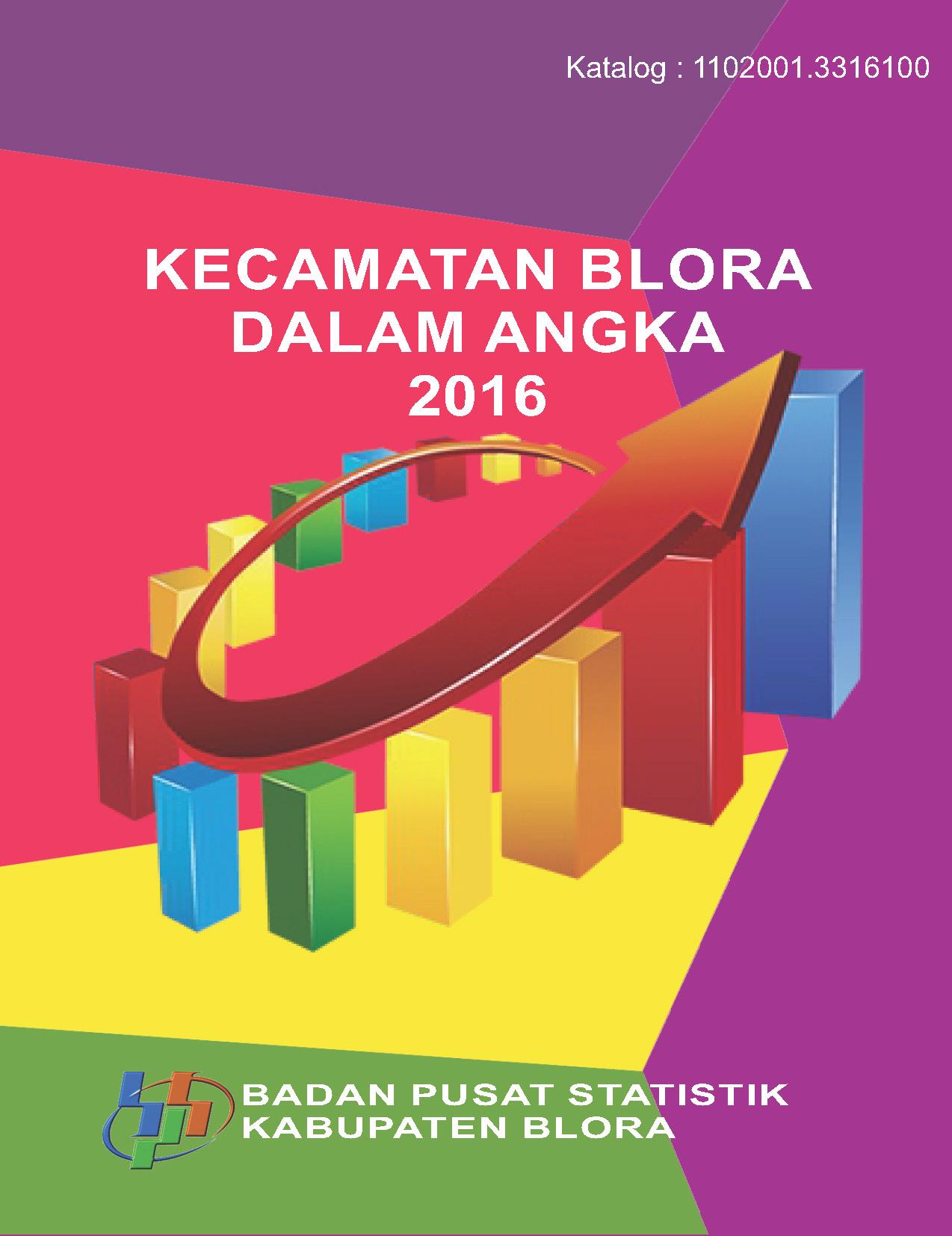 Kecamatan Kota Blora Dalam Angka 2016