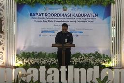 Rapat Koordinasi Kabupaten (RAKORKAB) Sensus Penduduk 2020 BPS Kabupaten Blora