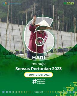 6 Hari Menuju Sensus Pertanian 2023