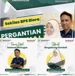 Pergantian Pegawai BPS Kabupaten Blora