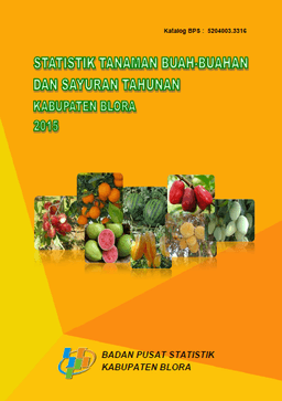 Statistik Tanaman Sayuran Dan Buah-Buahan Tahunan Kabupaten Blora 2015