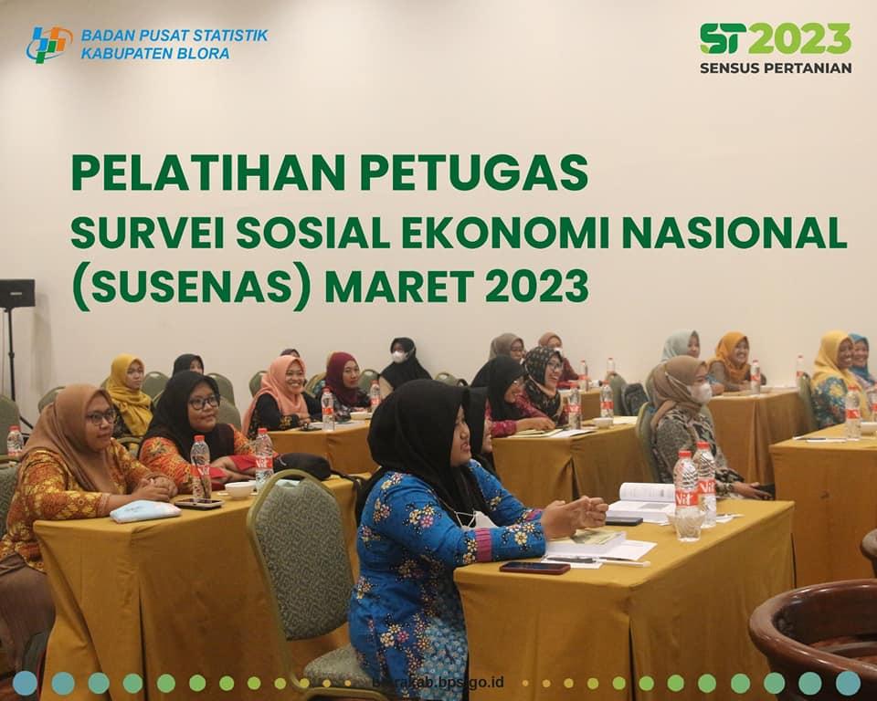 Pelatihan Petugas Survei Sosial Ekonomi Nasional (Susenas) Maret 2023