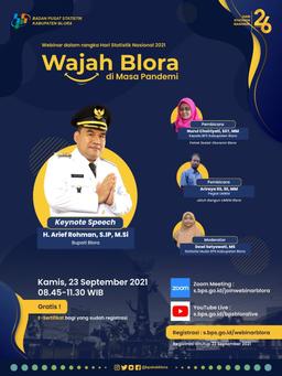 Webinar HSN 2021 : Wajah Blora Di Masa Pandemi