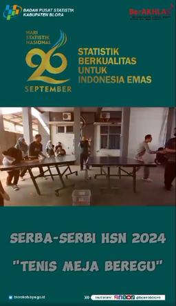 Tenis Meja Beregu di HSN 2024