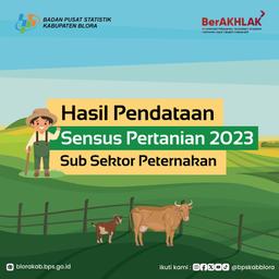 Hasil Pendataan Sensus Petanian 2023 Sub Sektor Peternakan