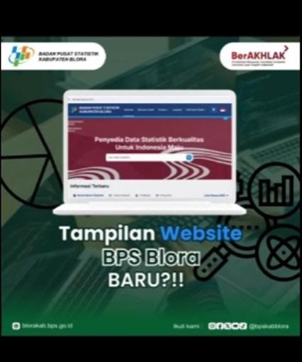 Wajah Baru Website BPS Kabupaten Blora