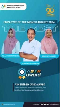 ASN Energik Awards (ASIK) Agustus 2024