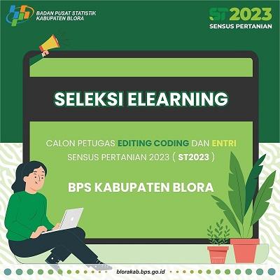 Seleksi E-Learning Calon Petugas Editing Coding dan Entri ST2023